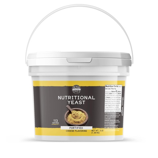 [BRSW2BT4BEHWODLJ] Birch & Meadow 1 Gallon of Nutritional Yeast Flakes, Popcorn, Yummy Nooch