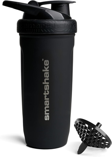 [BRSWYZA3BVYQ4ETV] Smarshake Reforce Stainless Proteinkiser Amppoller - No insulat Gym Amppolles Shack Metalkier - 900 ml Guard 30 oz - Leak Test- on Lid - DE BPA Lliure (Black)