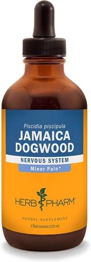 [BRSWIYTYOZYR233O] Herb Pharm Jamaica Dogwood Liquid Extract for Minor Pain - 4 Ounce