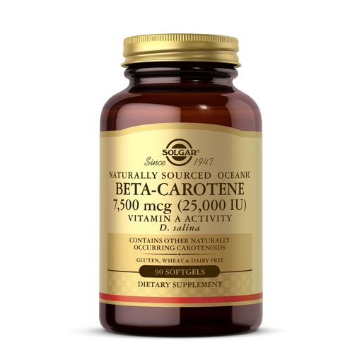 [BRSWIYQOBEMBGFTI] Oceanic Beta Carotene Solgar 90 Softgel
