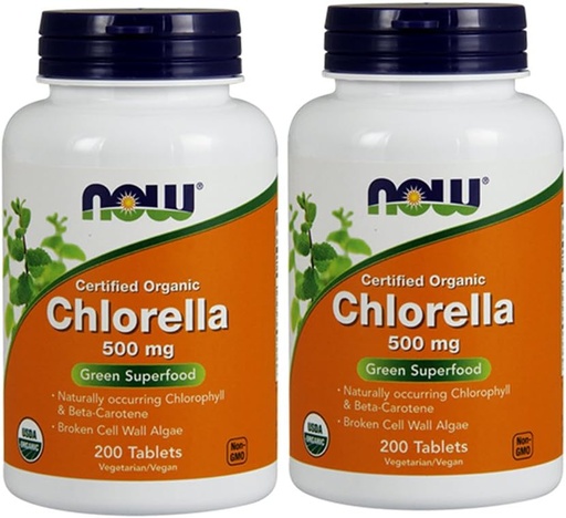 [BRSWIGYQCABQME3G] Teraz Foods Chlorella 500 mg, 200 tabliet (dávka 2)