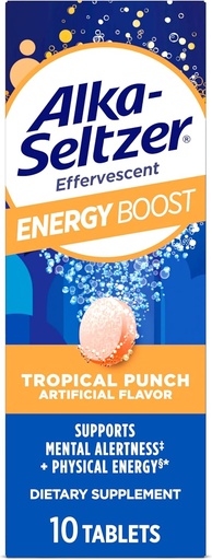 [BRSROCQCCQAQ2D3B] Alka-Seltzer Energi Boost, 10ct