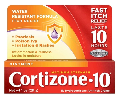 [BRSWIFAYCFYBCHTE] Cortizone-10 Itch Medicine Maximum Strength Ointment 1 Ounce (29ml) (6 Pack)