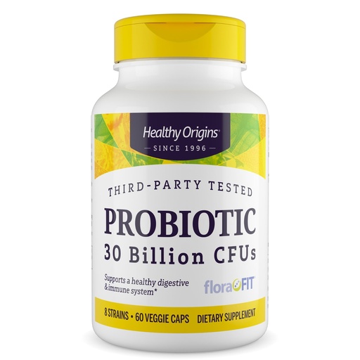 [BRSWIYLZPIJRACQ7] Healthy Origins Probiotic 30 Billion CFUs, 60 Veggie Capsules - 8 Clinically Studied Strains Including Lactobacillus & Bifidobacterium - Supports Microbiome, Gut & Immune Health- 2 Month Supply