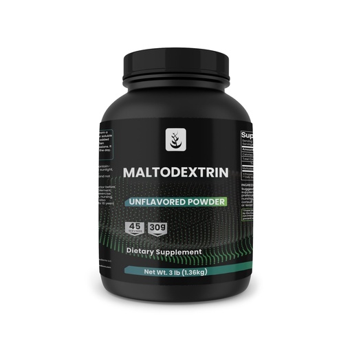 [BRSROH36BMPAKDYZ] PURE ORIGINAL INGREDIENTS Maltodextrin, 3 lb, No Magnesium or Rice Fillers, Unflavored