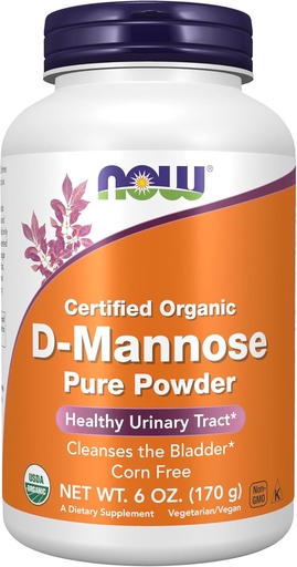 [BRSWIGA6BAGRE33M] NOW Foods Supplements, D-Mannose Powder, Non-GMO Project Verified, Healthy Urinary Tract*, 6-Ounce
