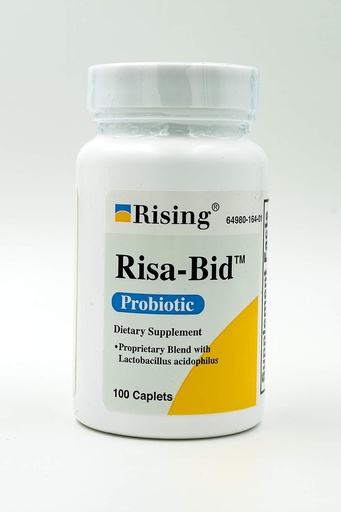 [BRSWIZYCCMCGKFQV] Rising Health - Risa-Bid Caplets - Probiotic Dietary Supplements - 100 caplets