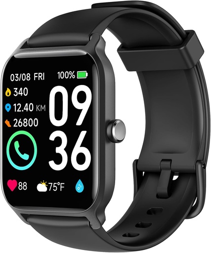[BRSRMBQLDN7W22DD] Smart Watch for Men(Answer/Make Call),Alexa Built-in,1.8"Fitness Tracker with Heart Rate Sleep SpO2 Monitor,100 Sport Mode,5ATM Waterproof,Activity Trackers and Smartwatches for iOS and Android Phones
