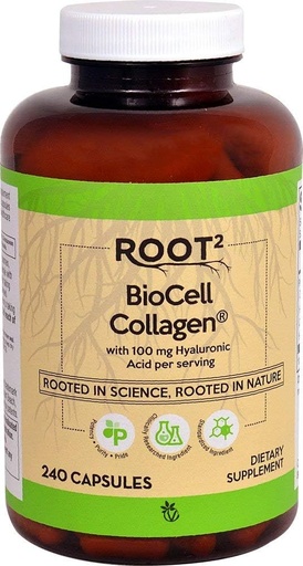 [BRSWIYITO4DGEF3G] Vitacost ROOT2 BioCell Collagen With Hyaluronic Acid -- 100 Milligram Per Serving - 240 Capsules