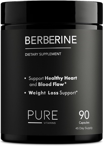 [BRSRAZI5OBYAOHLV] Ultra High Strength Berberine HCL 1200mg Supplements | 90 Vegan Capsules | Organic Berberine Supplement for Metabolic Support and Overall Health | Perfect for Men and Women - Made in USA