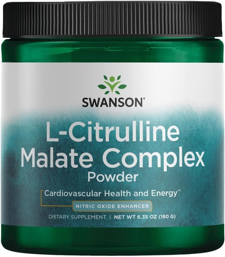 [BRSWIGA3DMGQGCYZ] Swanson Amino Acid L-Citrulline Malate Complex 6.35 Ounce (180 g) Pwdr