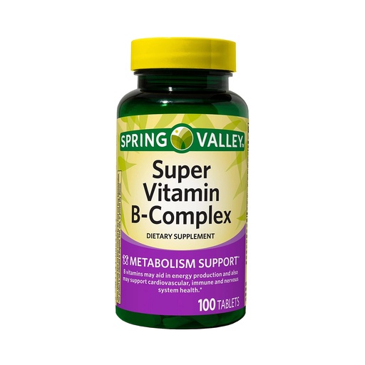 [BRSROZAOBAAWGCTZ] ikj Super Vitamin B-Complex Tablets Dietary Supplement, 100 Count