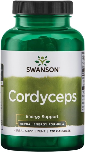 [BRSWIYYZBYBACYLU] Swanson Cordyceps 600 Milligrams 120 Capsules
