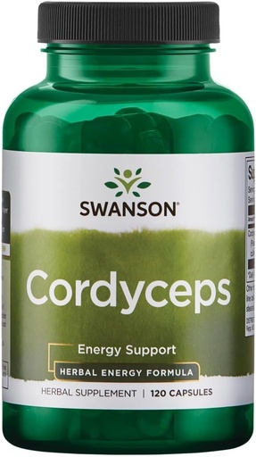 [BRSWIYYZBYBACYLU] Swanson Cordyceps 600 Milligrams 120 Capsules