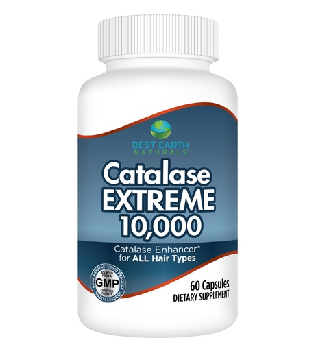 [BRSWYZYDDEPAY2T7] Best Earth Naturals Catalase Extreme Supplement 10,000 with Saw Palmetto, Biotin, Fo-Ti, PABA - Hair Supplements for Strong Hair - 60 Capsules (30-Day Supply)