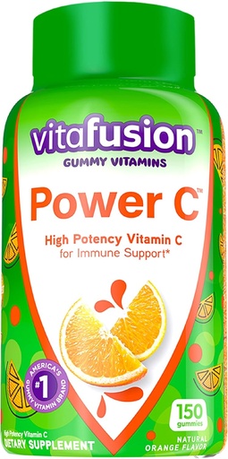 [BRSROCAYBF7R4FY6] Vitafusion Elderberry Gummy Vitamins 90ct & Power C Vitamin C Gummies for Immune Support 150ct