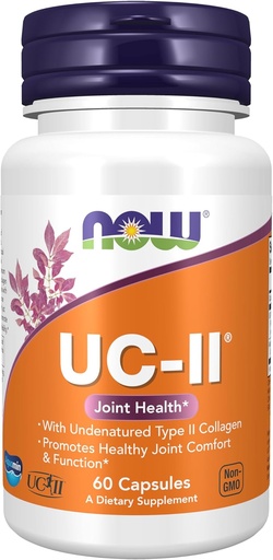 [BRSWIYDRBF7RUC3Y] AHORA Suplementos de alimentos, UC II Collagen tipo II con Collagen tipo II sin características, 60 cápsulas de verduras