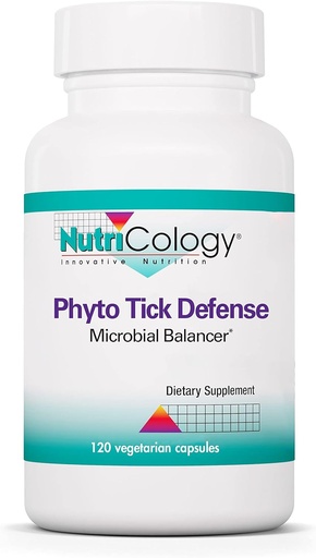 [BRSW2BD6OEPAKYLZ] Nutricology - Phyto Tick Defense Supplement - Mushroom Complex, Mushroom Extract, Lions Mane, Cordyceps, Beta Glucans, Vegetarian Capsules - 120 Count