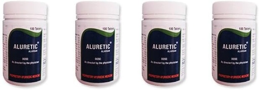[BRSWKEL6PMMB23Q3] חבילות של 4 - Alarsin Aluretic Tablets Natural Diuretic