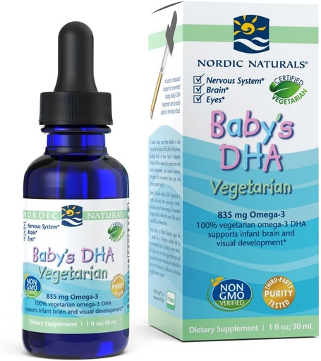 [BRSWI2YCOQGBKCQ7] Nordic Naturals - Baby's DHA Vegetarian, Supports Brain and Visual Development, 1 Ounce