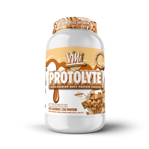 [BRSWYCD4B4MW2CLH] VMI Sports | ProtoLyte Whey Isolate Protein Powder | Low Calorie Whey for Weight Loss and Muscle Gain | Digestive Enzymes | Non-GMO (1.6 lb, Cinnamon Crunch)