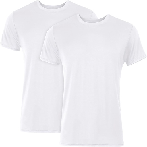 [BRSRAZY3PMPB6CDB] Originales de Hanes Hombre Camiseta Supersoft, Viscose de Bamboo Undershirt, 2-Pack