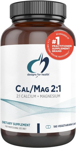 [BRSWIZQNOAIGEGQV] 健康 Cal/Mag のための設計 2:1 – 150mg のChelated マグネシウムの無光沢+ 300mg カルシウム トウモロコシの補足-非GMO、高吸収性の骨サポート栄養素(180 カプセル)
