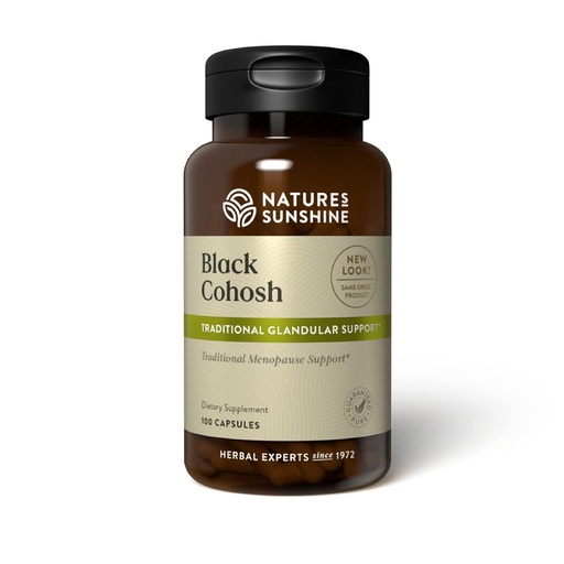 [BRSWIYTQCAMBGYA7] Nature's Sunshine Black Cohosh, 100 Capsules, Supports The Female Glandular System, Helps Reproductive Health, and Promotes Balanced Hormone Levels