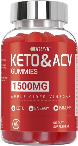 [BRSRAGA7CUNQY3QV] Keto ACV Gummies, Μηλίτης Ξίδι & Βιταμίνη B12 B6 - για άνδρες & γυναίκα - 60 κόμης