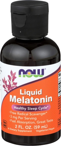 [BRSWIZ3RAIFWMH3U] NOW Foods Liquid Melatonin - 2 fl oz
