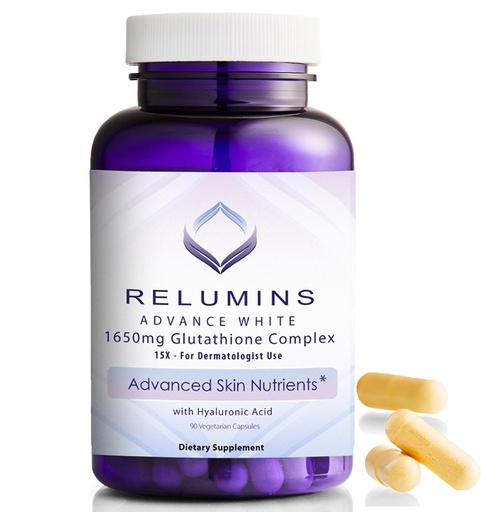 [BRSROCAEA4MWOFIZ] Relumins 1650mg L-Glutathione Complex with Hyaluronic, Alpha Lipoic, Rose HIPS, Vitamin E & Riboflavin, Inner Glow Mother's Day Wellness – Your Radiant Skin Starts Here, Made in USA – 90 Caps