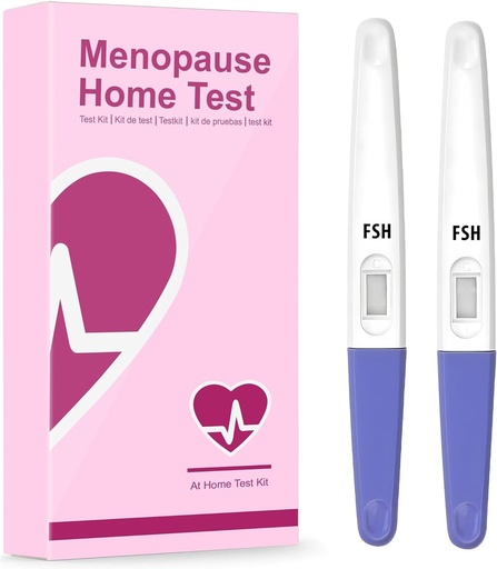 [BRSROCQEPMBAKEYU] Menopause Test Strips at Home Results in 3 Minutes - FSH Menopause Stage Indicator | Perimenopause Test Strips Help You Determine Your Menopause Levels (2 CT)