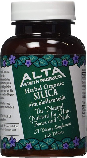 [BRSWIYYMOMJRCADO] Alta Health Products Silica con Bioflavonoides - 120 tabletas, Pack de 3