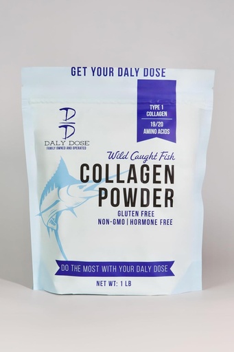 [BRSROA32CUAWOGY6] Fish Collagen, 1lb Bag, 37 Servings, 12g of Protien Per Serving, Gluten Free, Keto and Paleo Friendly, 0 Sugar, Non-Irradiated