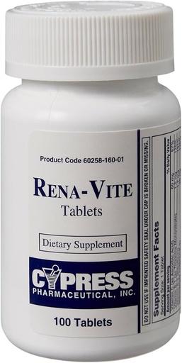 [BRSWGZA5C4JR63IV] Rena-Vite Tablets, 100 Tablets Per Bottle (3 Bottles)