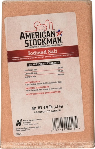 [BRSWIYAQOJYGYCT6] 90017 4 lb Zjodowana sól Brick Pet Multivitamin