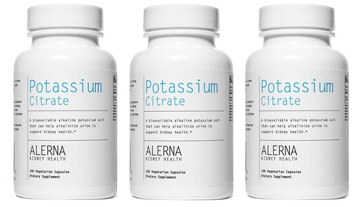 [BRSWGYITDMFRU33H] Potassium Citrate 99 mg Dietary Supplement – Potassium Mineral Supplement for Electrolyte Balance and Normal pH Support – 100 Vegetarian Capsules (Pack of 3)