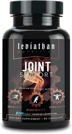 [BRSROEA3OEFB6CL4] Leviathan Nutrition Joint Support | Helps Repair & Restore Joints for Comfort Mobility, Flexibility, Strength & Joint Health with Boswellia for Hands Back Knee and Joints for Men & Women - 90 Capsules