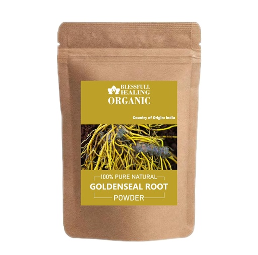 [BRSRAYIFCUPAA3TJ] Blessfull Healing Organic Goldenseal Root Powder 100% Pure Natural 100 Gram / 3.52 oz