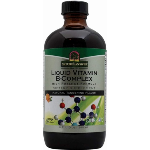 [BRSWIYYMPMBGYGT2] Nature's Answer Liquid Vitamin B-Complex, 8 Ounces each (Value Pack of 12)