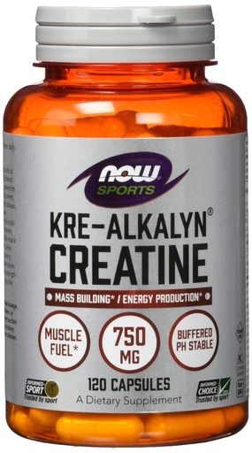[BRSWIGT5BN5W23TU] NOW Foods Kre-Alkalyn Creatine - 120 Capsules
