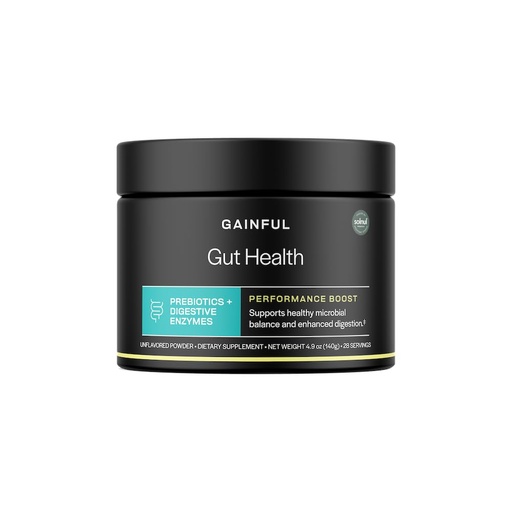 [BRSRAGT7OAMRUDTO] Gainful Gut Health Performance Boost Powder Drink Mix with Prebiotics and Digestive Enzymes Blend, Supports Balance, Daily Digestive Health & Gut Health Supplement, Unflavored, 28 Servings