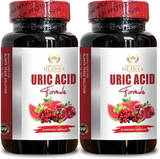 [BRSRA2T3BUGQ2DYU] How Tart Cherry and Green Coffee Beans in URIC Acid Formula Support Uric Acid Balance, Uric Acid Vitamin, Lower uric Acid Supplement - 2 Bottles