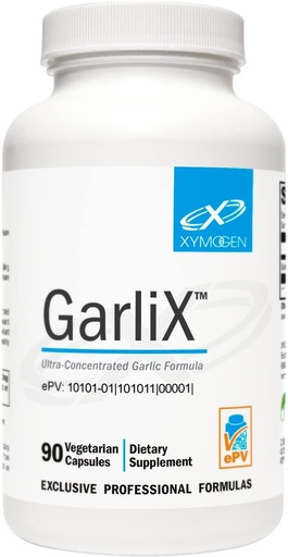 [BRSWI2T2CYIRMCDU] XYMOGEN GarliX - Ultra- konsentrasi Suplemen Bawang putih dengan Allisin + Alliin untuk mendukung Antioksidant Activity, Cardiovascular + Ammune Health (90 Capsules)