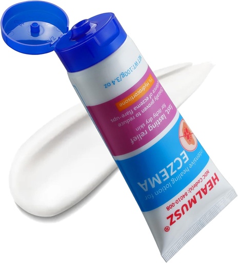 [BRSRAYA5CIDQ4DQZ] HEALMUSZ Eczema Tratamento Cream con 1% hidrocortisona e 0.5% Nifedipina 3.40 Ounce Eczema terapia. Actualización, venta exclusiva