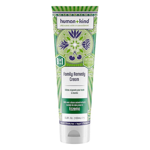 [BRSWIFQKCV7WYYA3] Human+Kind Family Remedy Cream - Smoothing, Healing Body Repair for Burn and Rash Soothing, Itch Relief, and Extremely Dry Skin Hydration - Emollient, Non Greasy Formula - For All Skin Types - 3.3 oz