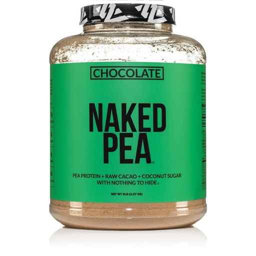[BRSWKF34OIHWKF3Y] NAKED Nutrition Chocolate Pea Protein Isolate - 5Lb Bulk, NSF Certified, Plant Based, Vegetarian & Vegan Protein. Easy to Digest, Non-GMO, Gluten Free, Lactose Free, Soy Free
