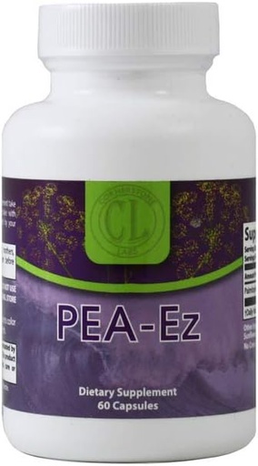 [BRSWGAINBZYBEFDH] Pea-EZ (Palmitoylethanolamide) Capsules, 400 mg, 60 Count
