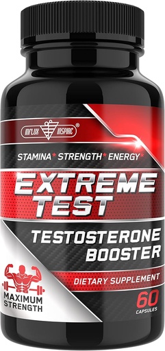 [BRSWGHAFBN6WKC3B] Men üçün Testosteron Booster - Kişi Enhancing Supplement Pills - Fast Acting Kan Flow, Muscle Growth, Stamina, Endurance & Strength - Boost Performance & Drive - 3rd Party Tested - 60 Kapsüls