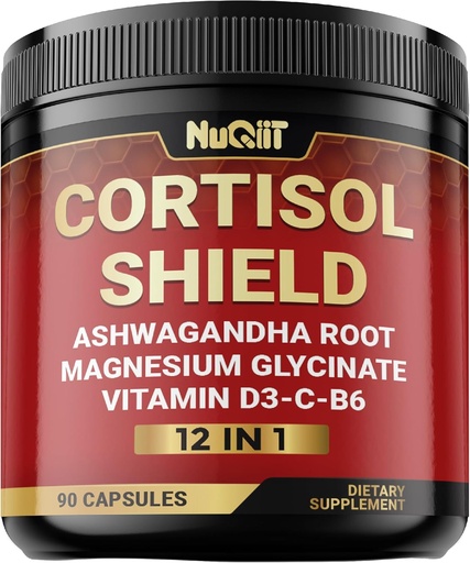 [BRSRAGI2AUNGKF33] 12in1 Cortisol Shield - Ashwagandha and Magnesium 10 More - 90 Capsules